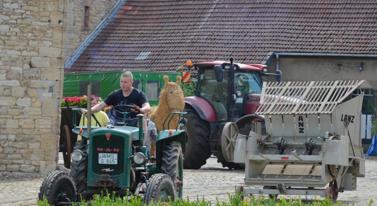 Historisches Gerät im Einsatz!